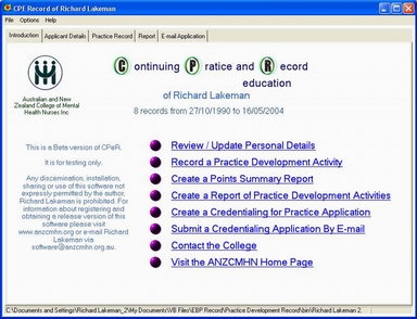 CPeR Front Page